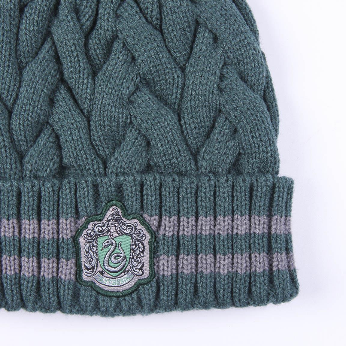 Slytherin Pompom Tricot Hat