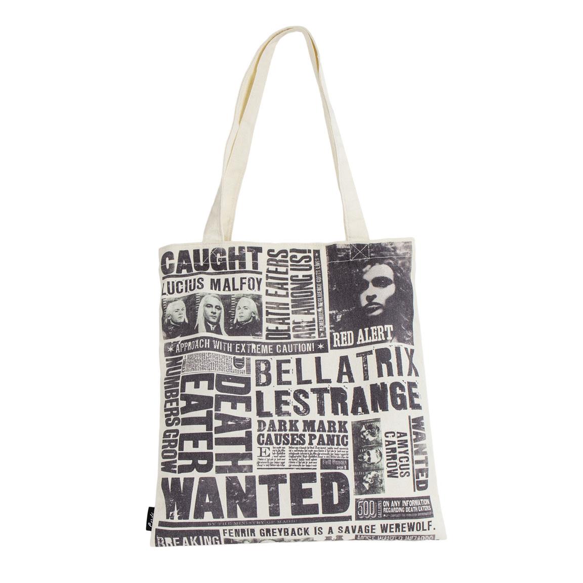 Wanted Newspaper Tote Bag