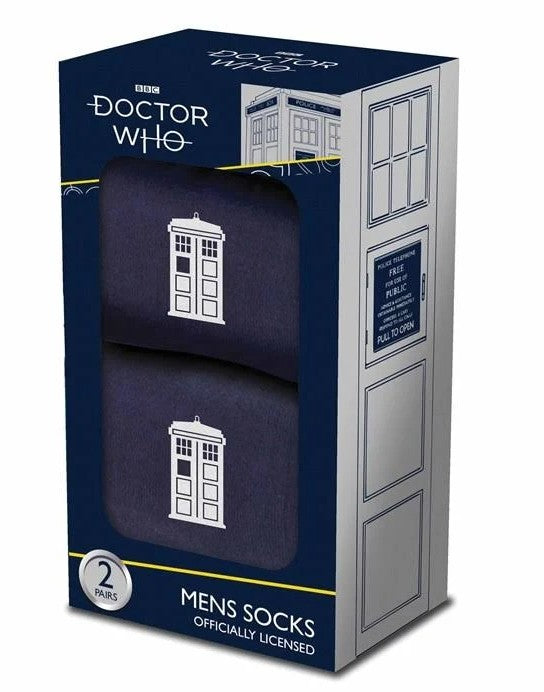 Doctor Who Tardis Boxed Socks Set