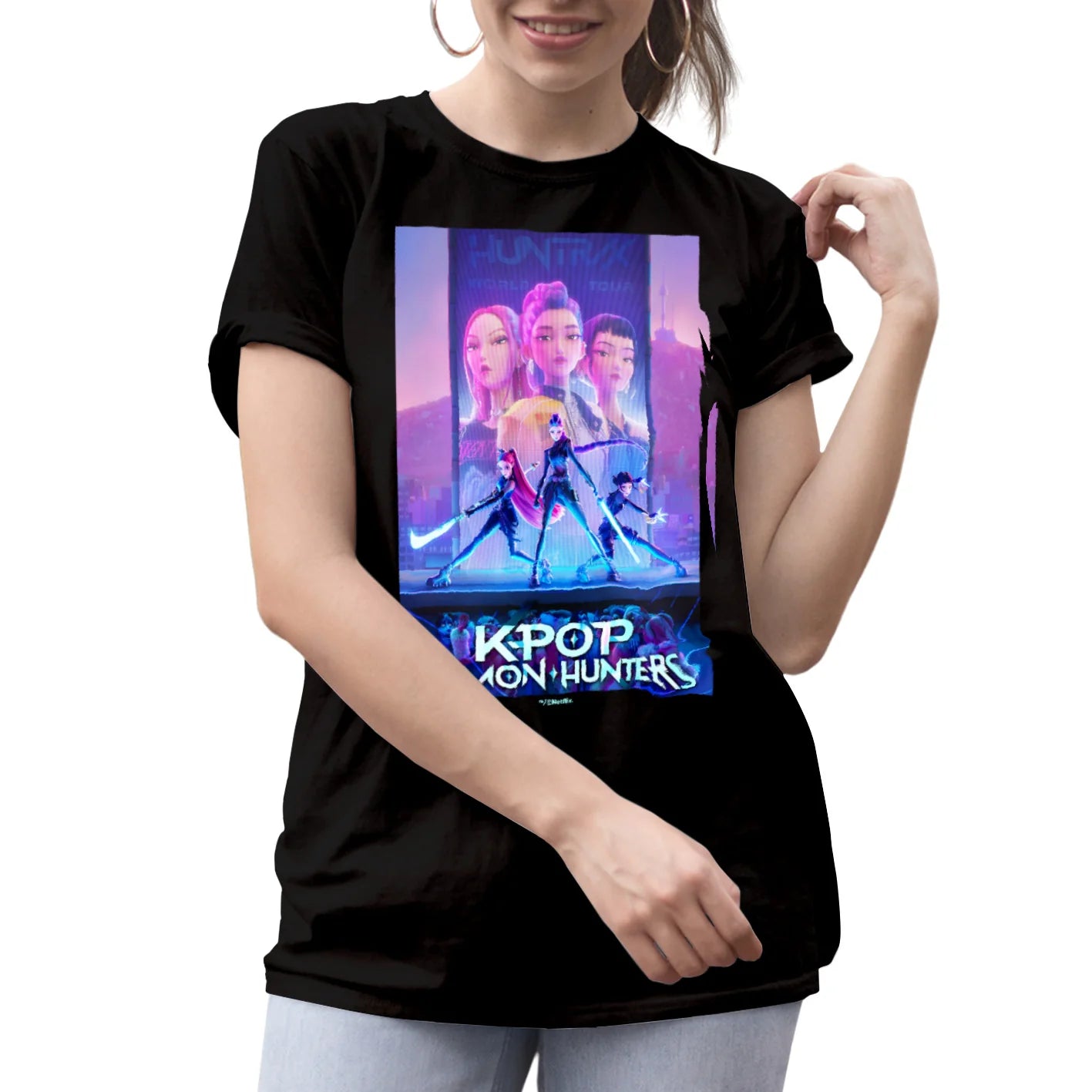 K-Pop Demon Hunters Black Unisex T-Shirt