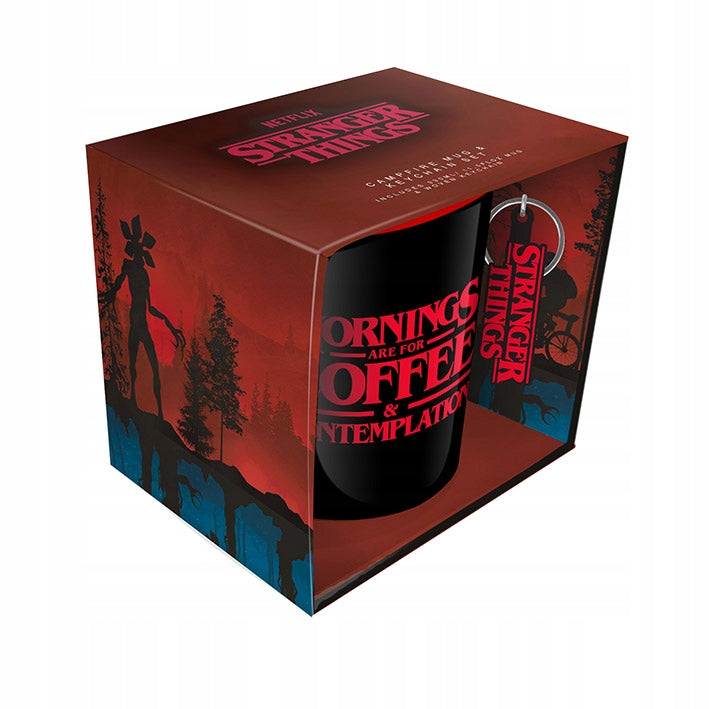 STRANGER THINGS MUG AND KEYCHAIN
