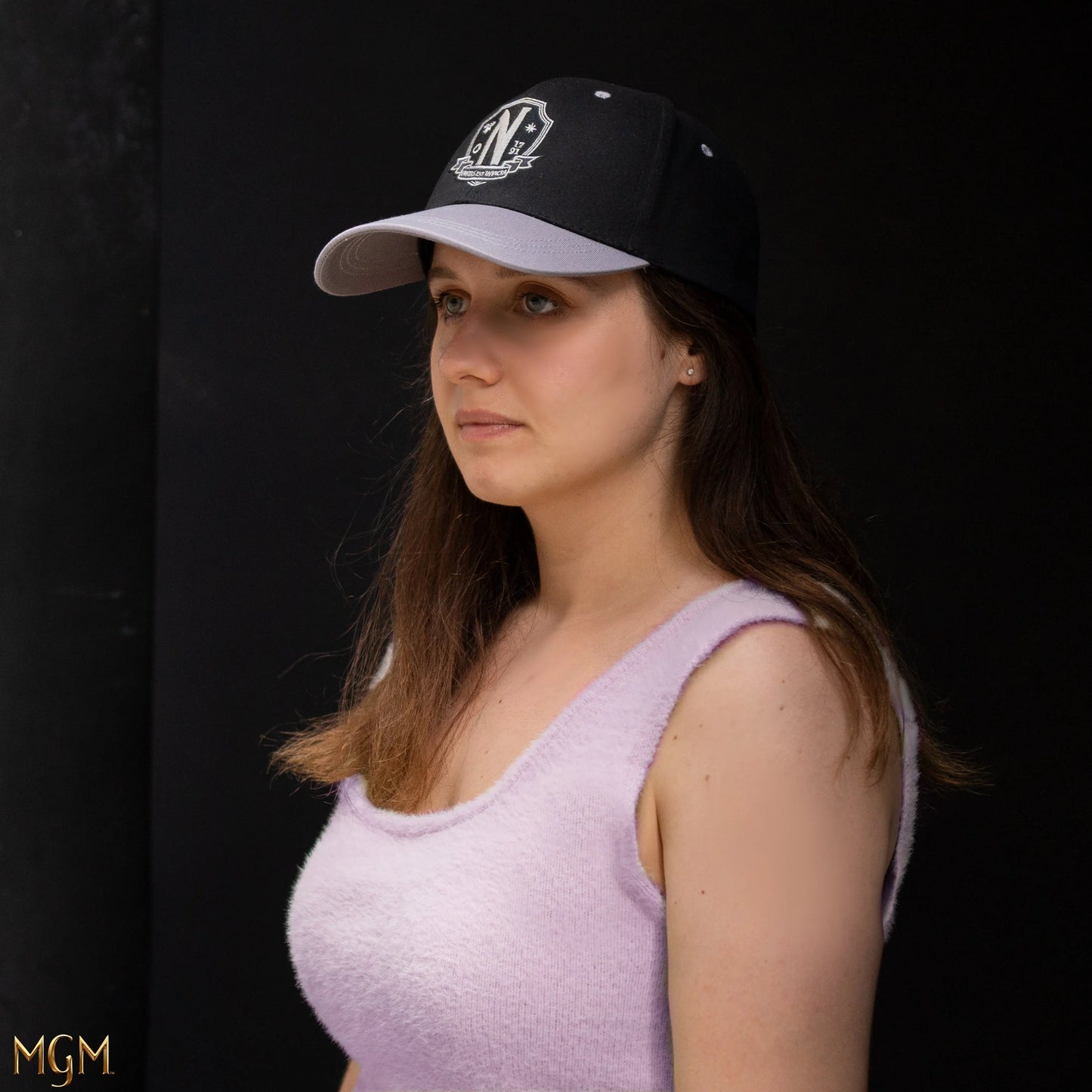 Wednesday Black Baseball Cap - Nevermore Academy