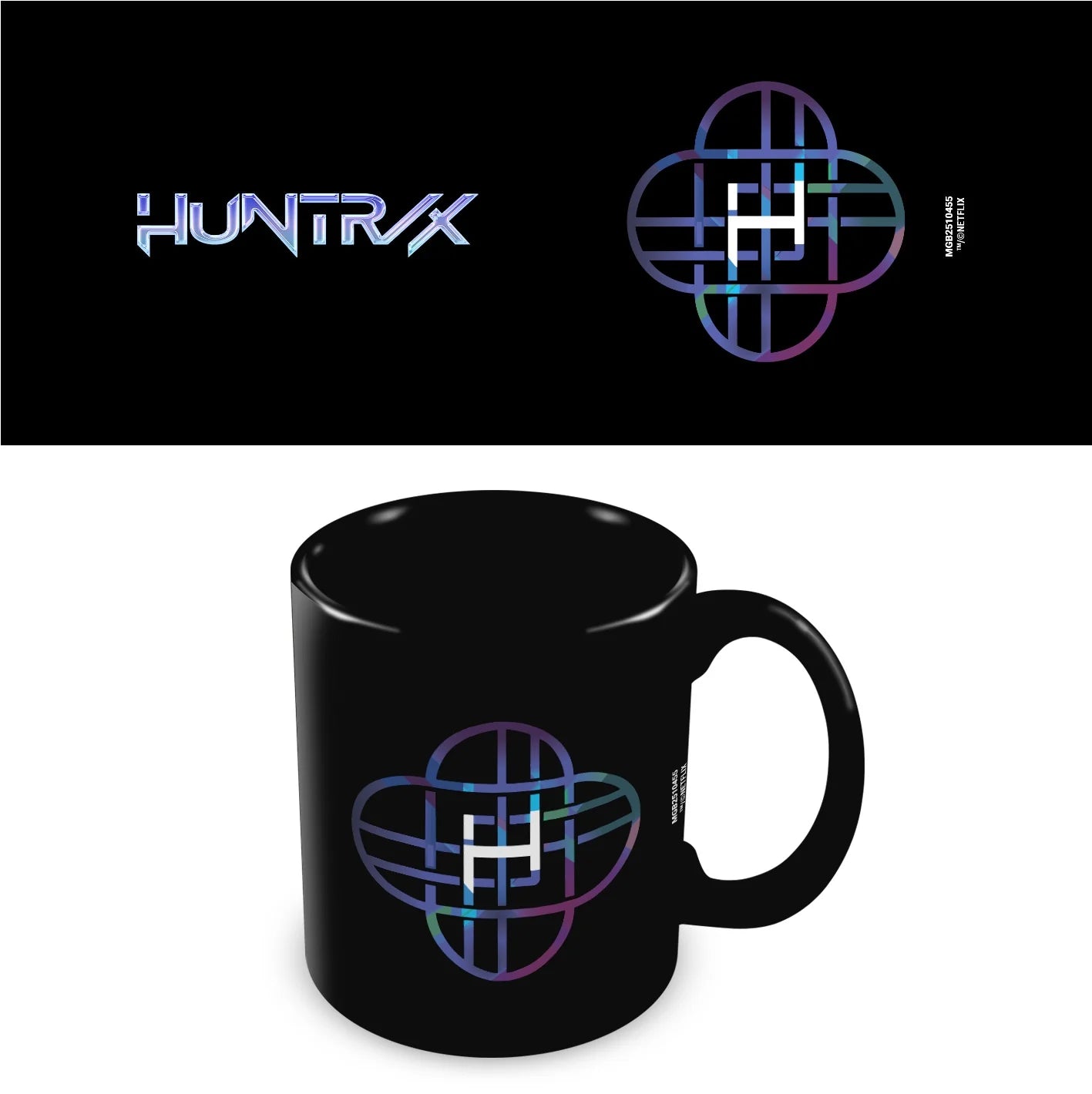 Huntrix Logo Black Pod Mug