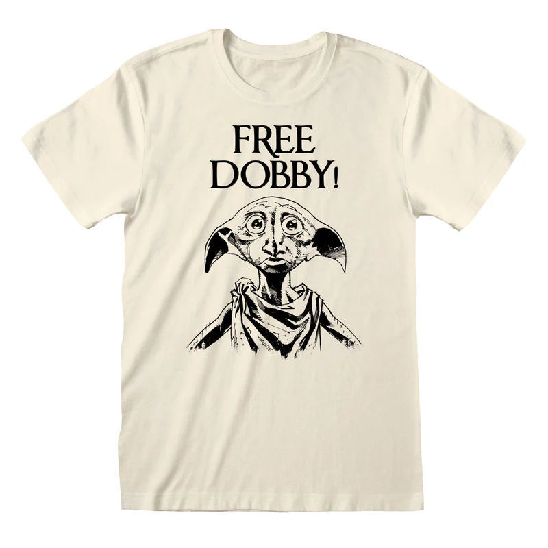 Harry Potter Free Dobby Natural T-Shirt