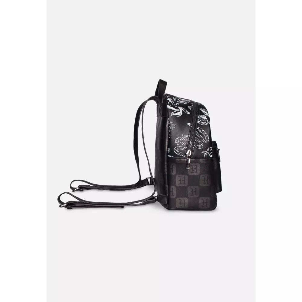 Mcm backpack black outlet and blue