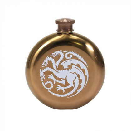 Game Of Thrones-Hip Flask Round Mother of Dragons