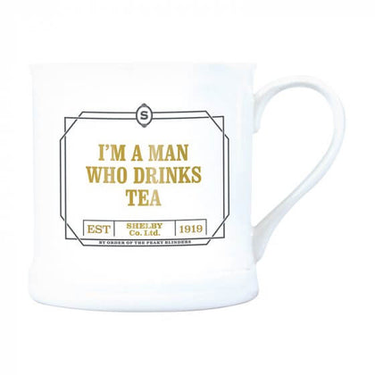 Official Peaky Blinders- I Am A Man Who Drinks Tea Mug at the best quality and price at House Of Spells- Fandom Collectable Shop. Get Your Peaky Blinders- I Am A Man Who Drinks Tea Mug now with a 15% discount using code FANDOM at Checkout. www.houseofspells.co.uk.