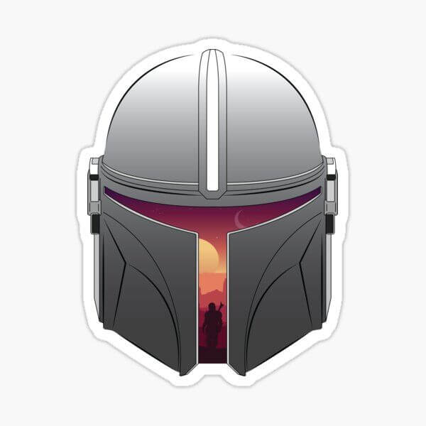 The Mandalorian Sticker