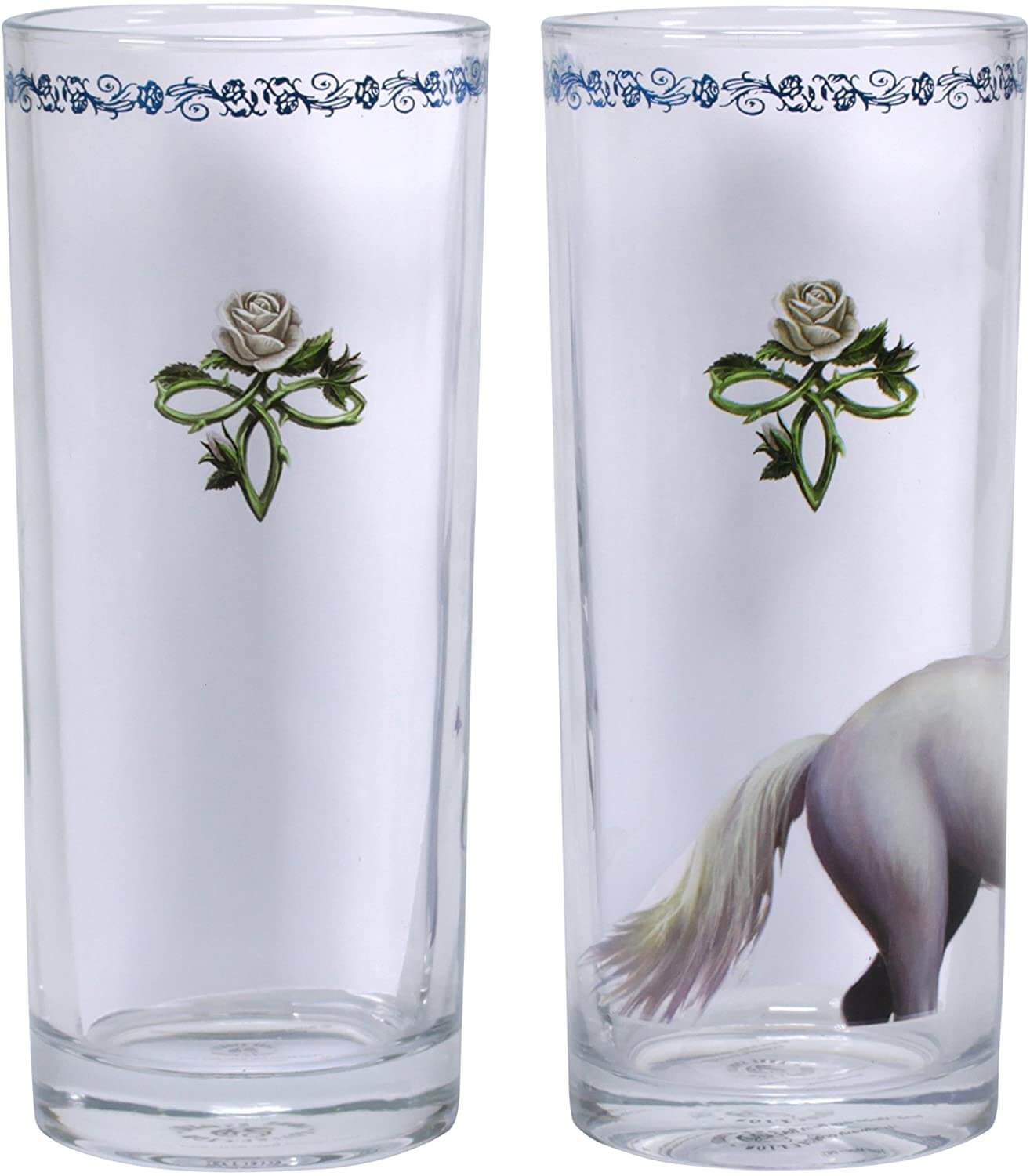 Glass Boxed (300ml) Set Of 2 Unicorn - Anne Stokes - Harry Potter