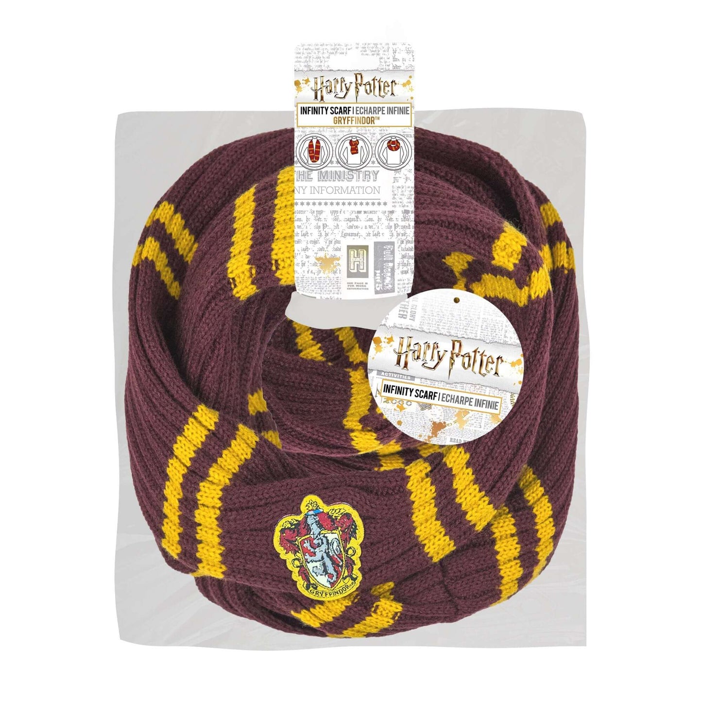 Harry Potter Gryffindor Infinity Scarf - Harry Potter clothes