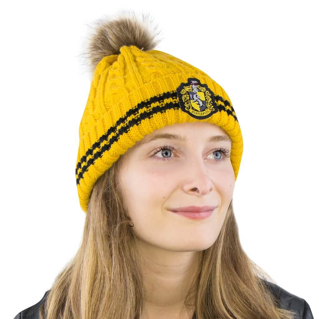 Hufflepuff Pompom Beanie - House Of Spells