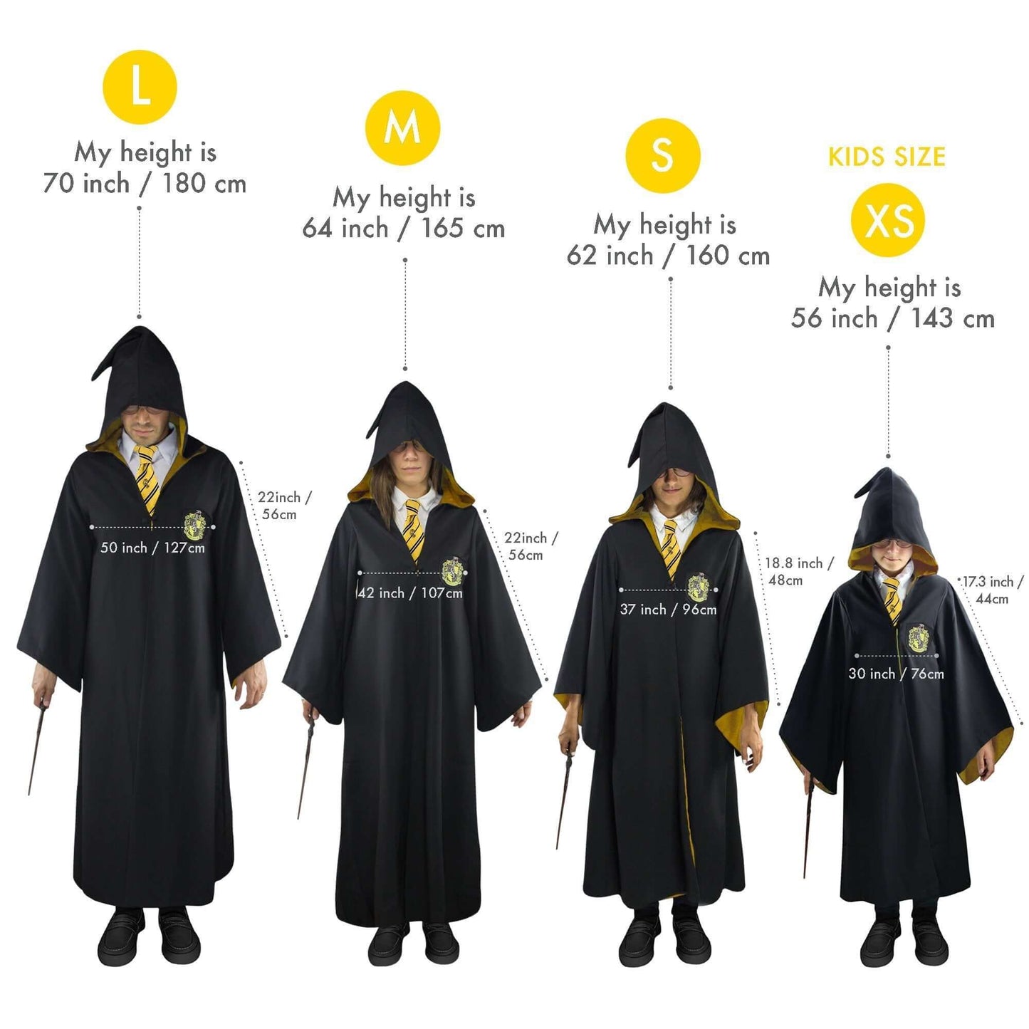 Harry Potter Hufflepuff Robe - Adults | Harry Potter Clothing