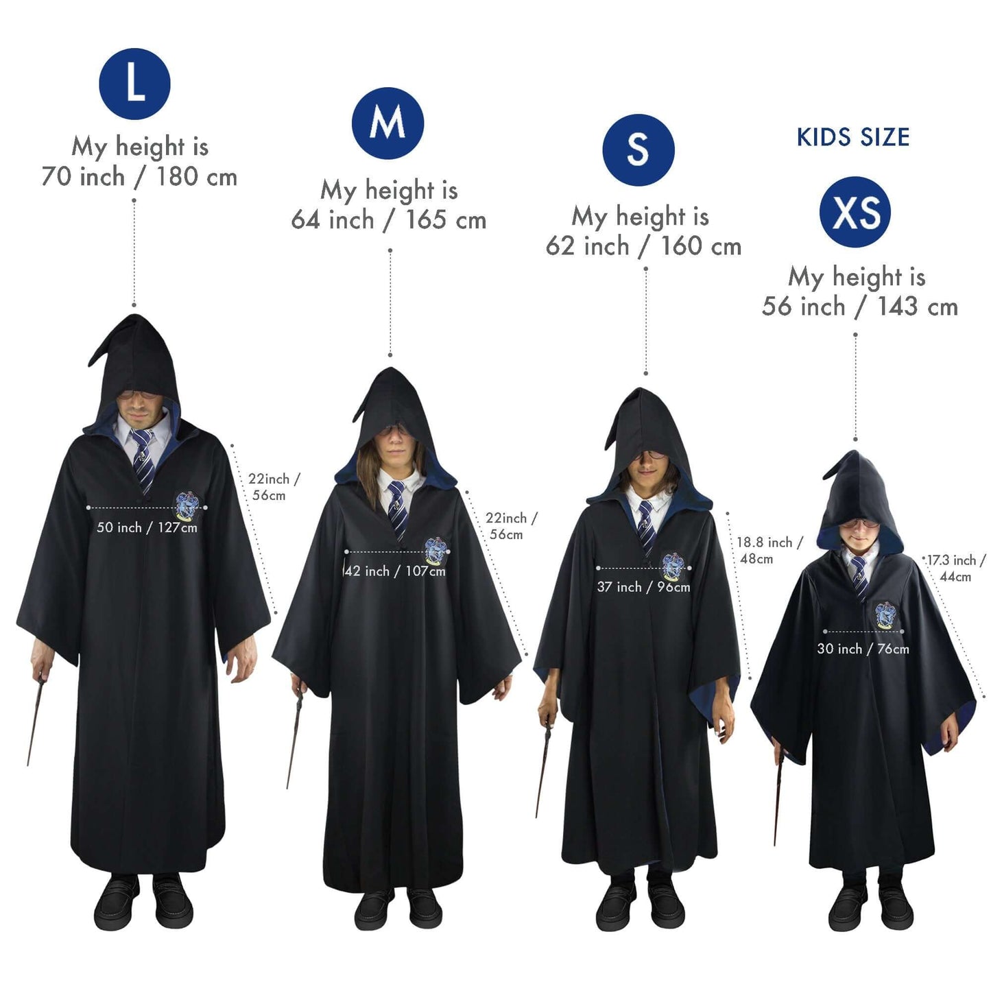 Adults Ravenclaw Robe- Harry Potter merchandise UK