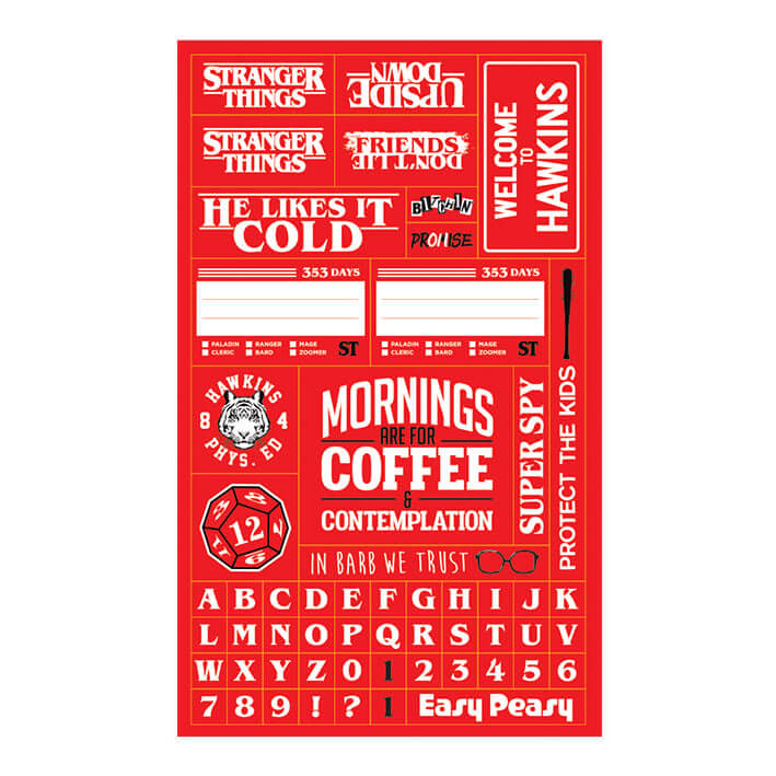 《怪奇物语》第 2 季 VHS 高级 A5 笔记本