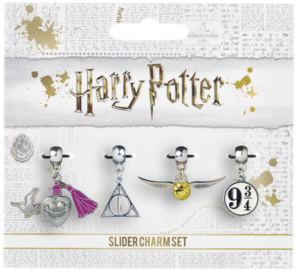 Harry Potter Slider Charm Set of 4 | Harry Potter jewellery