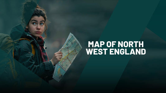 Map of the North West England