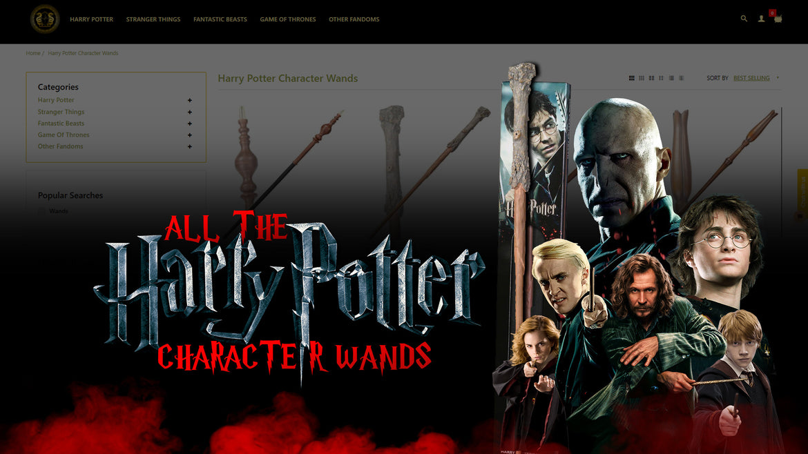 All the Harry Potter Character Wands