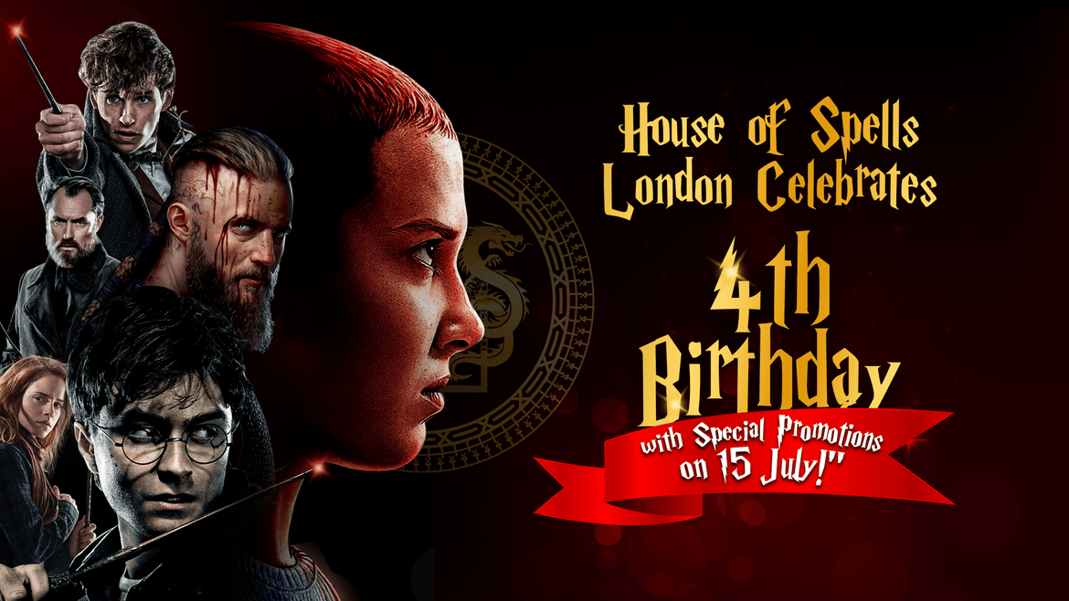 House of Spells London Celebrates 4th Birthday with Special Promotions on July 15th