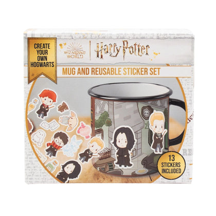 Harry Potter Enamel Mug and Reusable Stickers Set