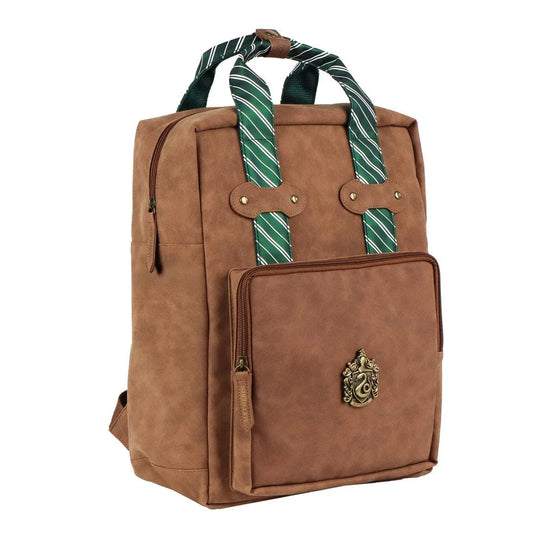 Harry Potter Slytherin Faux-Leather Backpack