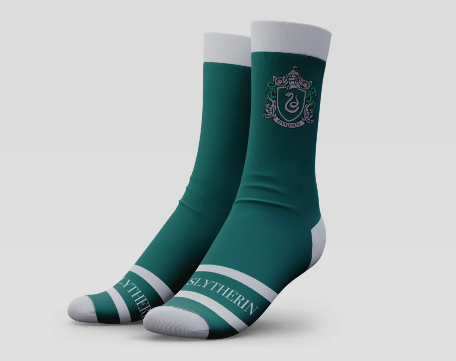 Harry Potter Adult Socks Slytherin Green