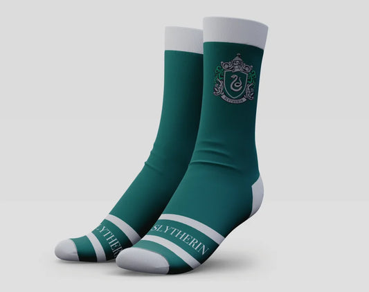 Harry Potter Adult Socks Slytherin Green