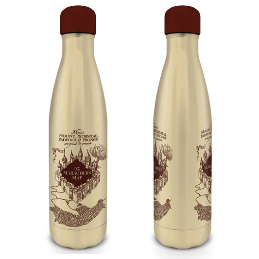 Harry Potter Marauders Map Metal Water Bottle