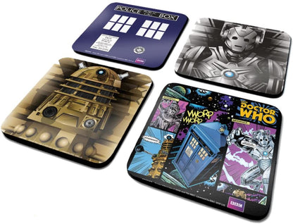 Doctor Who - 4 Coaster Set