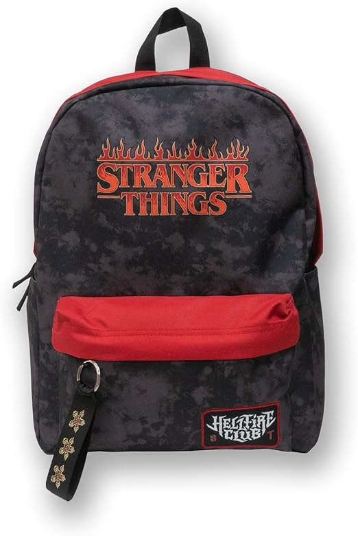 Stranger Things Black & Red Backpack