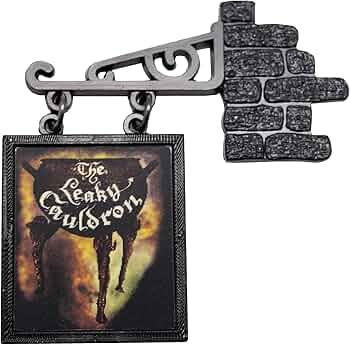 The Leaky Cauldron Sign Metal Magnet