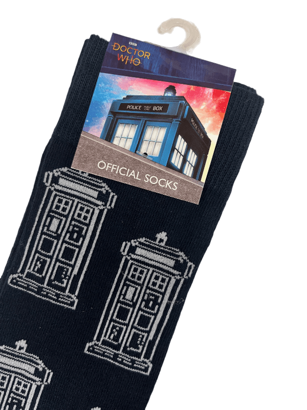 Doctor Who Official Socks – Multi TARDIS Design
