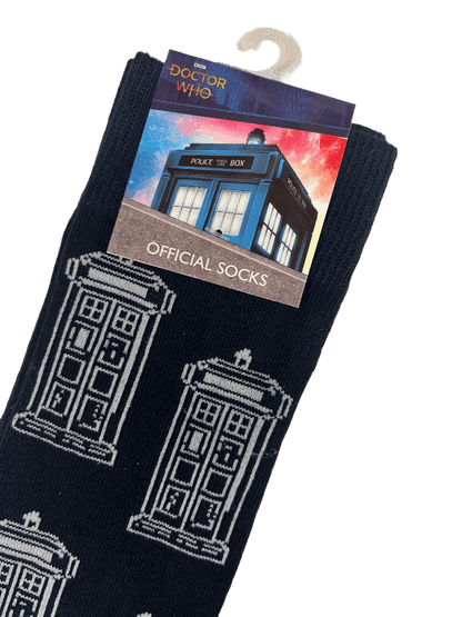 Doctor Who Official Socks – Multi TARDIS Design