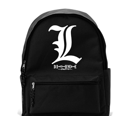 DEATH NOTE L SYMBOL Backpack