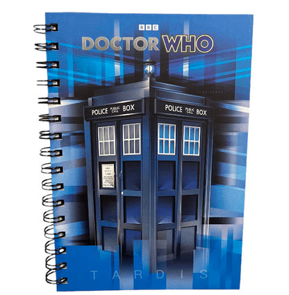 Doctor Who TARDIS A5 Spiral Notepad