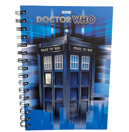 Doctor Who TARDIS A5 Spiral Notepad