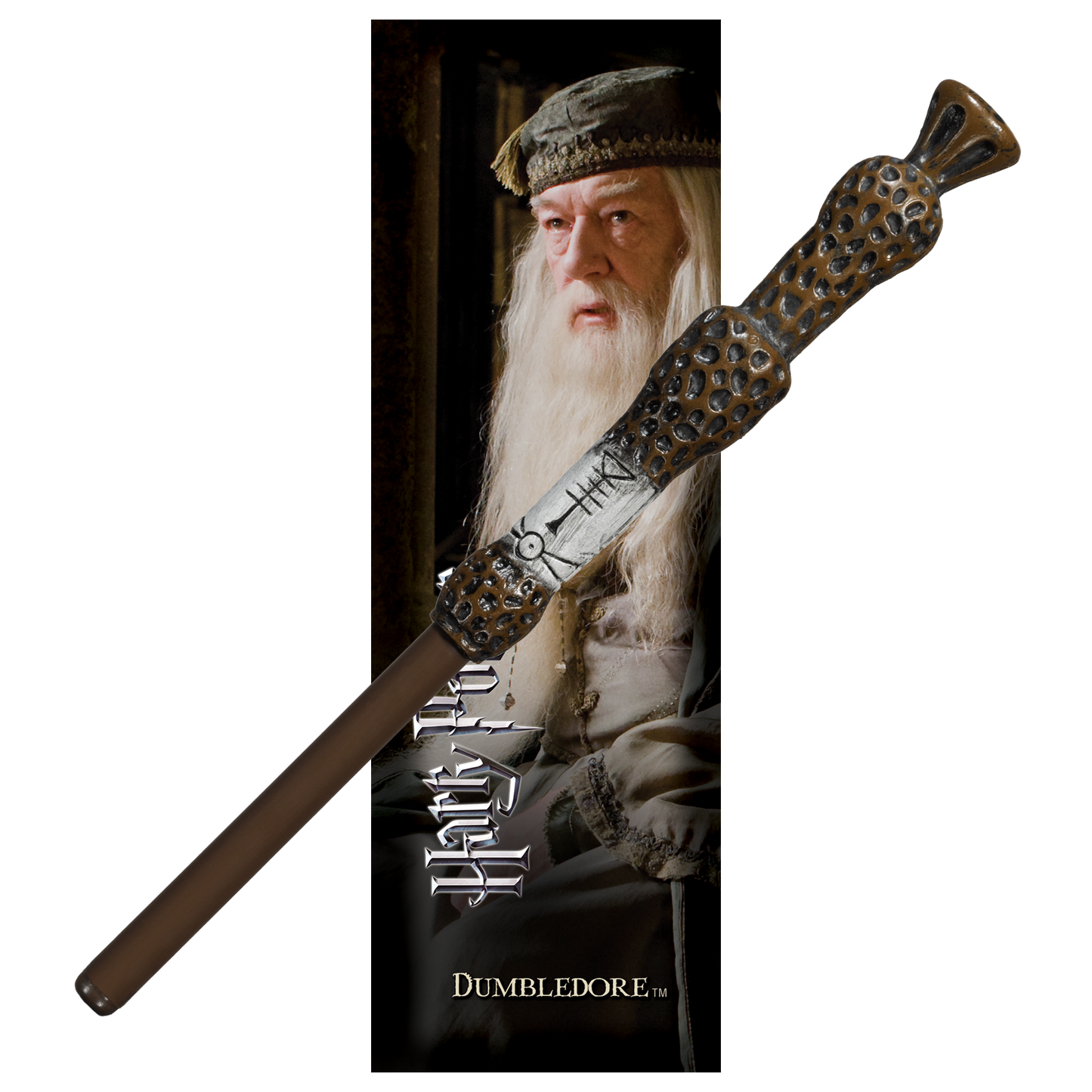 Professor Dumbledore PVC Toy Wand Pen & Bookmark