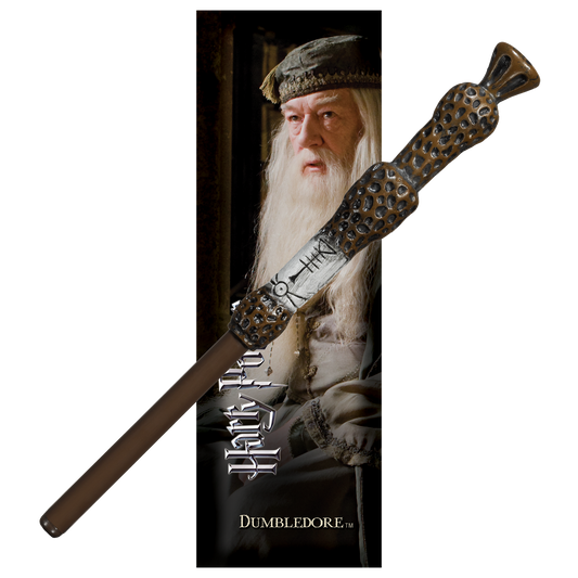 Professor Dumbledore PVC Toy Wand Pen & Bookmark