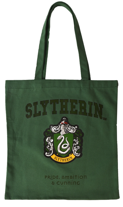 Slytherin Crest Pure Cotton Tote Bag