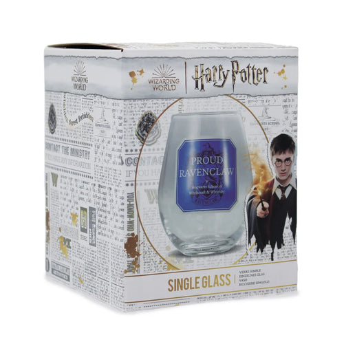 Harry Potter Glass Tumbler Boxed (325ML) Proud Raven