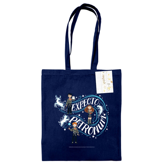 Expecto Patronum French Navy Tote Bag