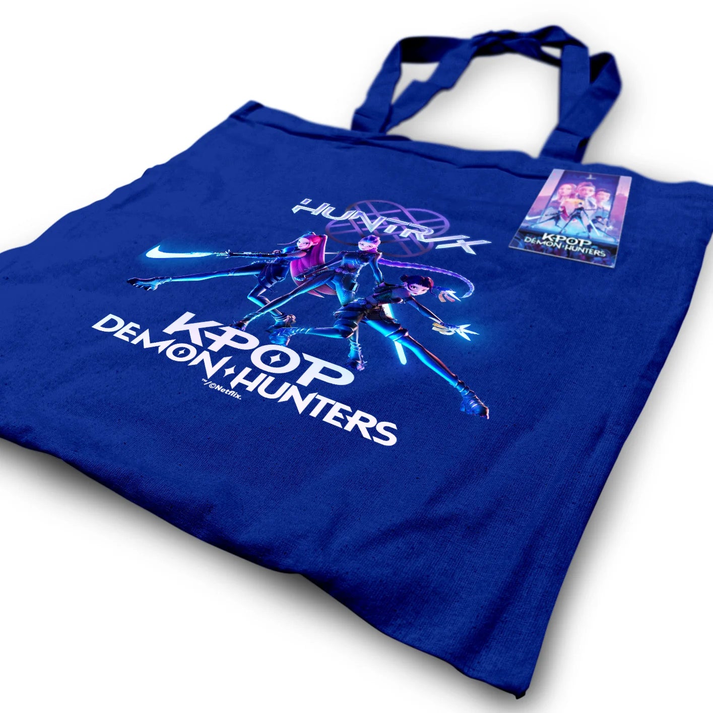 K-Pop Demon Hunters Trio Navy Blue Tote Bag