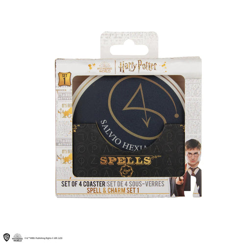 Harry Potter Set of 4 Spells and Charms Coasters