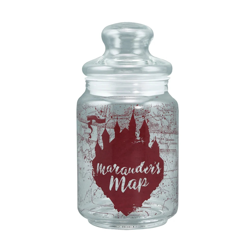 Harry Potter Marauder's Map Candy Jar Glass