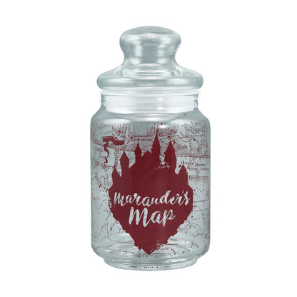 Harry Potter Marauder's Map Candy Jar Glass