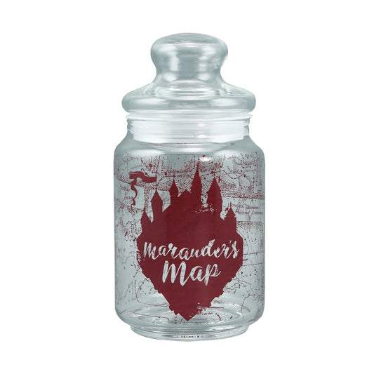 Harry Potter Marauder's Map Candy Jar Glass