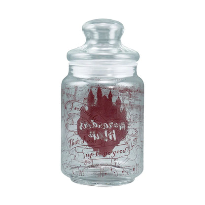 Harry Potter Marauder's Map Candy Jar Glass