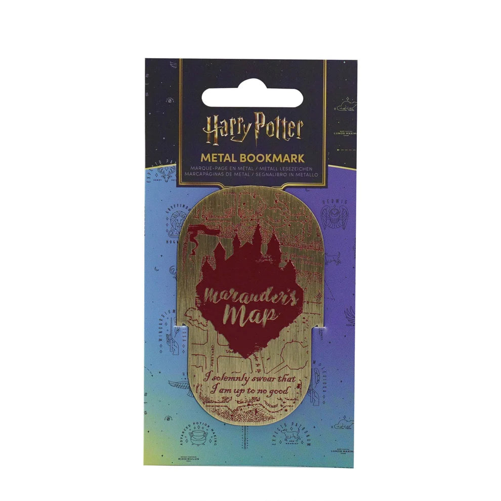 Harry Potter Marauder's Map Metal Bookmark