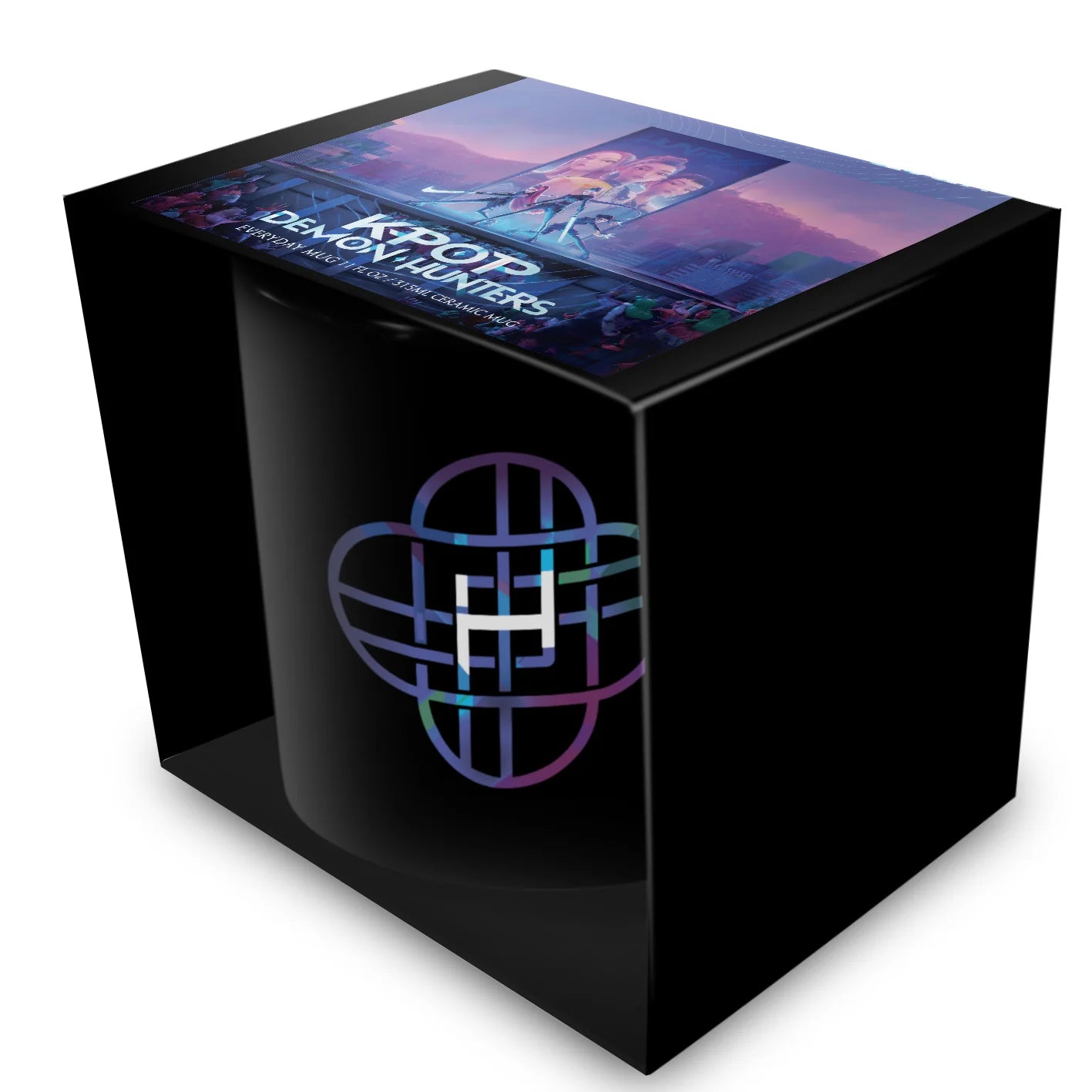 Huntrix Logo Black Pod Mug