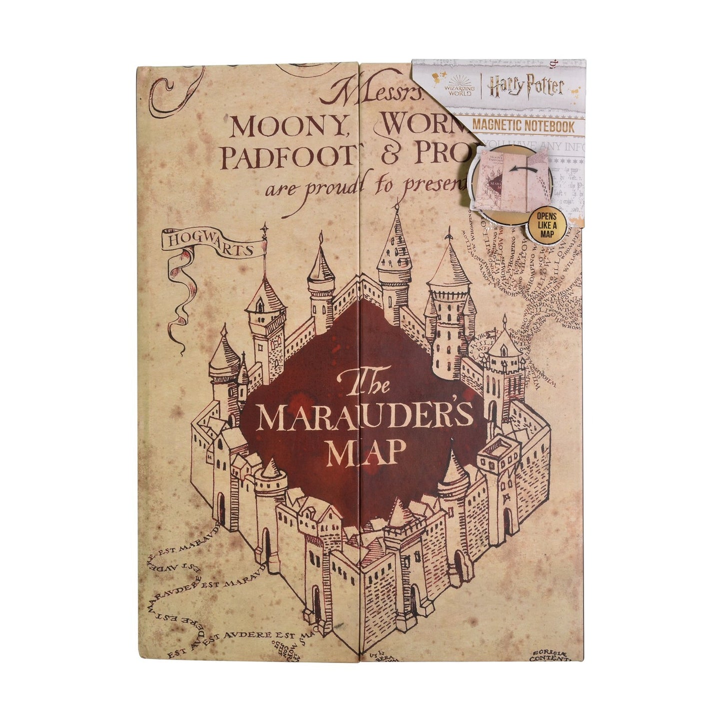 HP Marauders Map A5 磁性笔记本