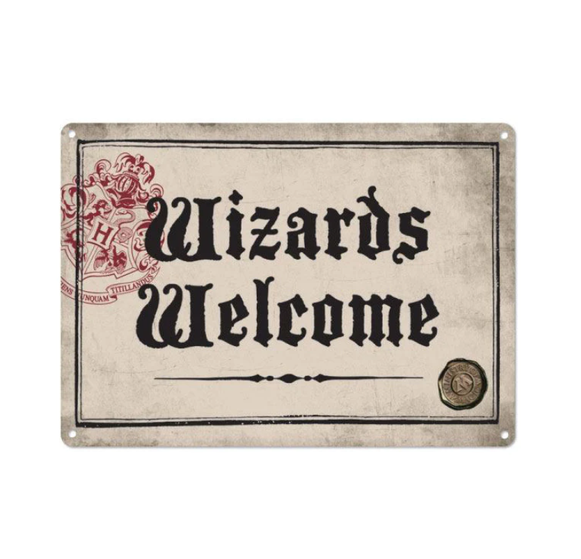 Wizards Welcome Metal Magnet